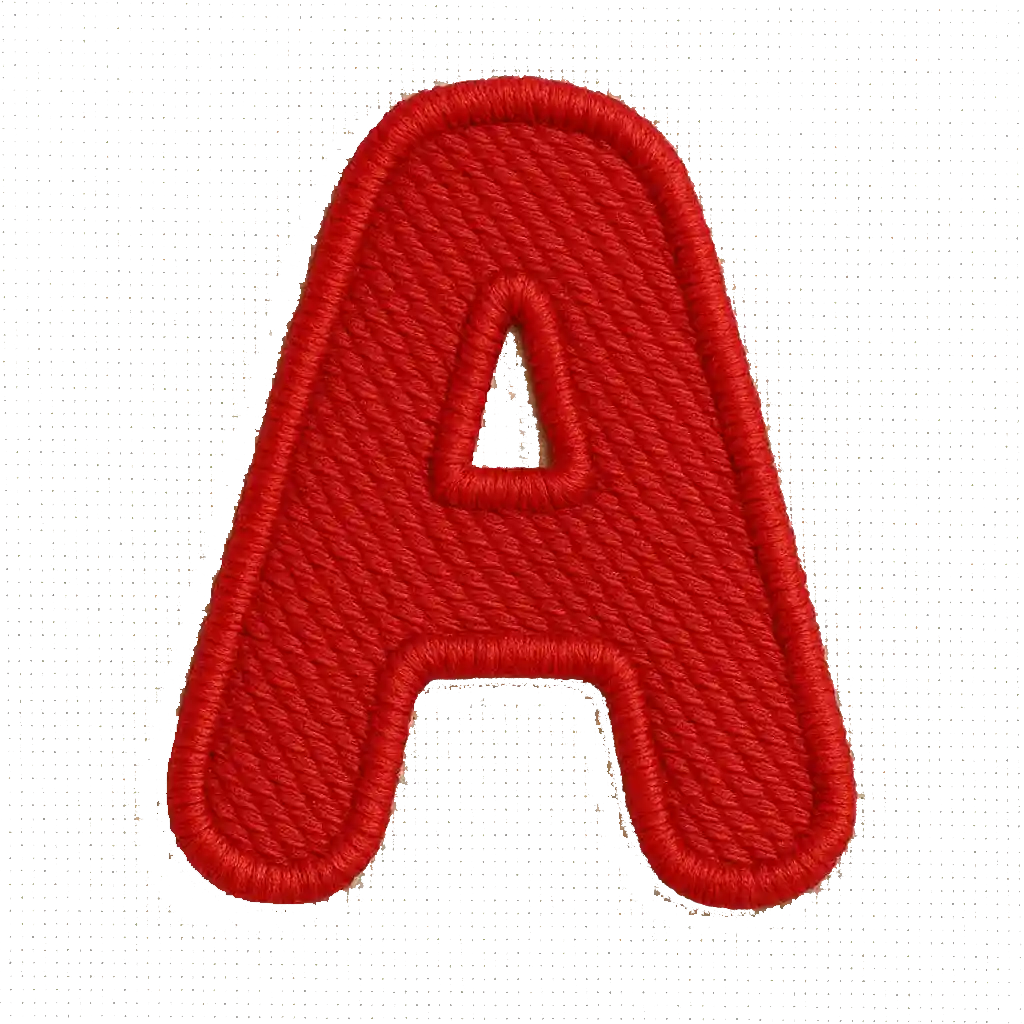 Buchstaben-Patches zum Aufbügeln Buchstaben-Patches zum Aufbügeln