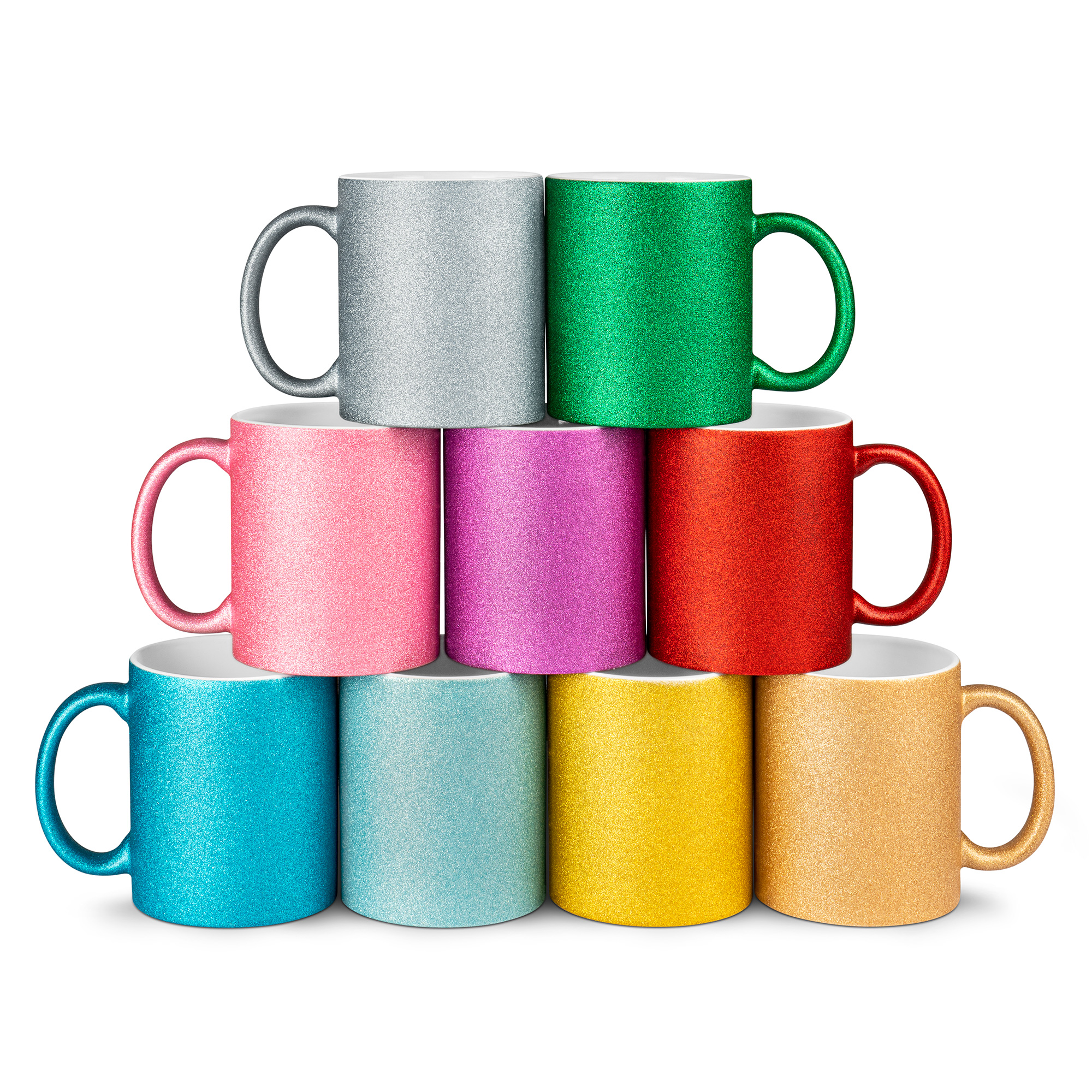 Glitzer-Tasse inkl. Druck