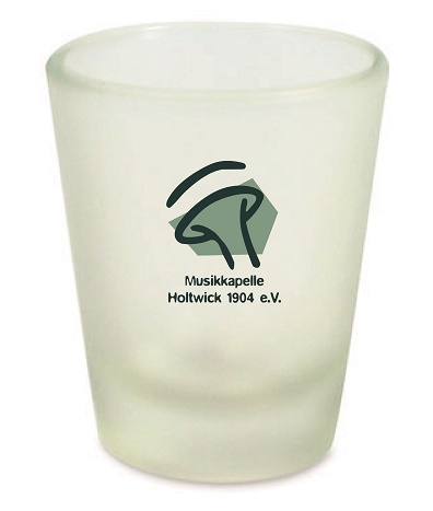 "Musikkapelle Holtwick" Schnaps-Glas  "Musikkapelle Holtwick" Schnaps-Glas