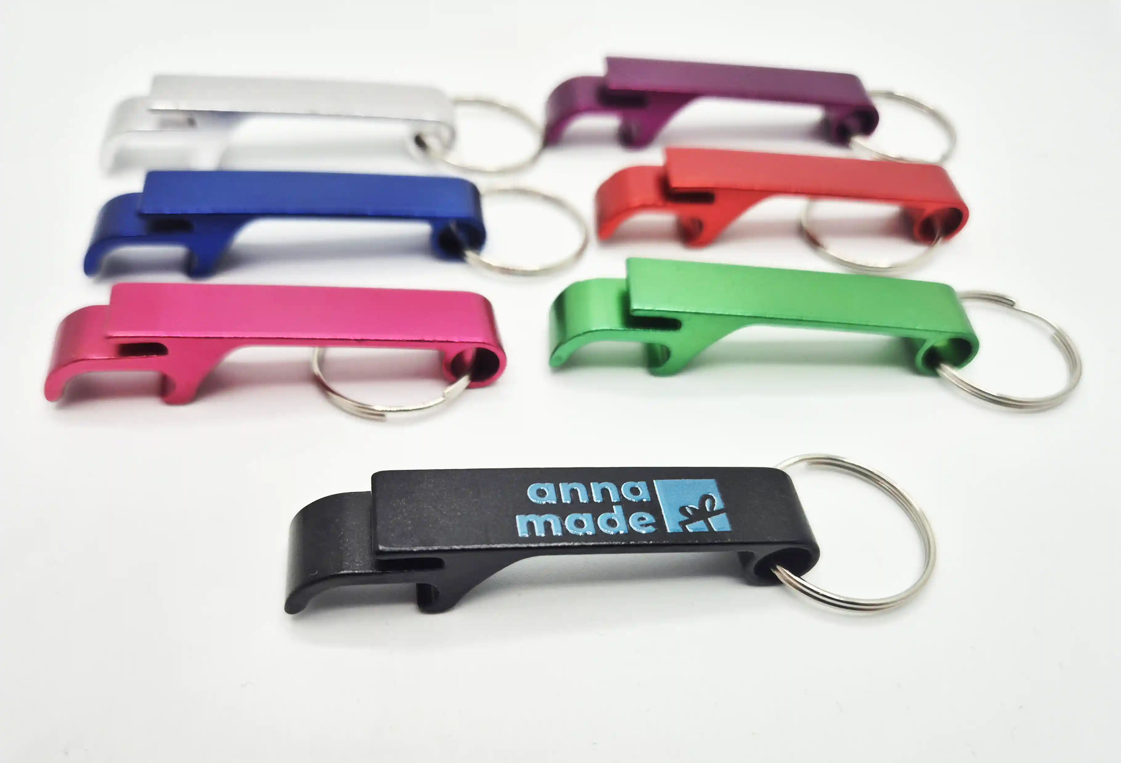 Flaschenöffner als Schlüsselanhänger mit Logo-Druck