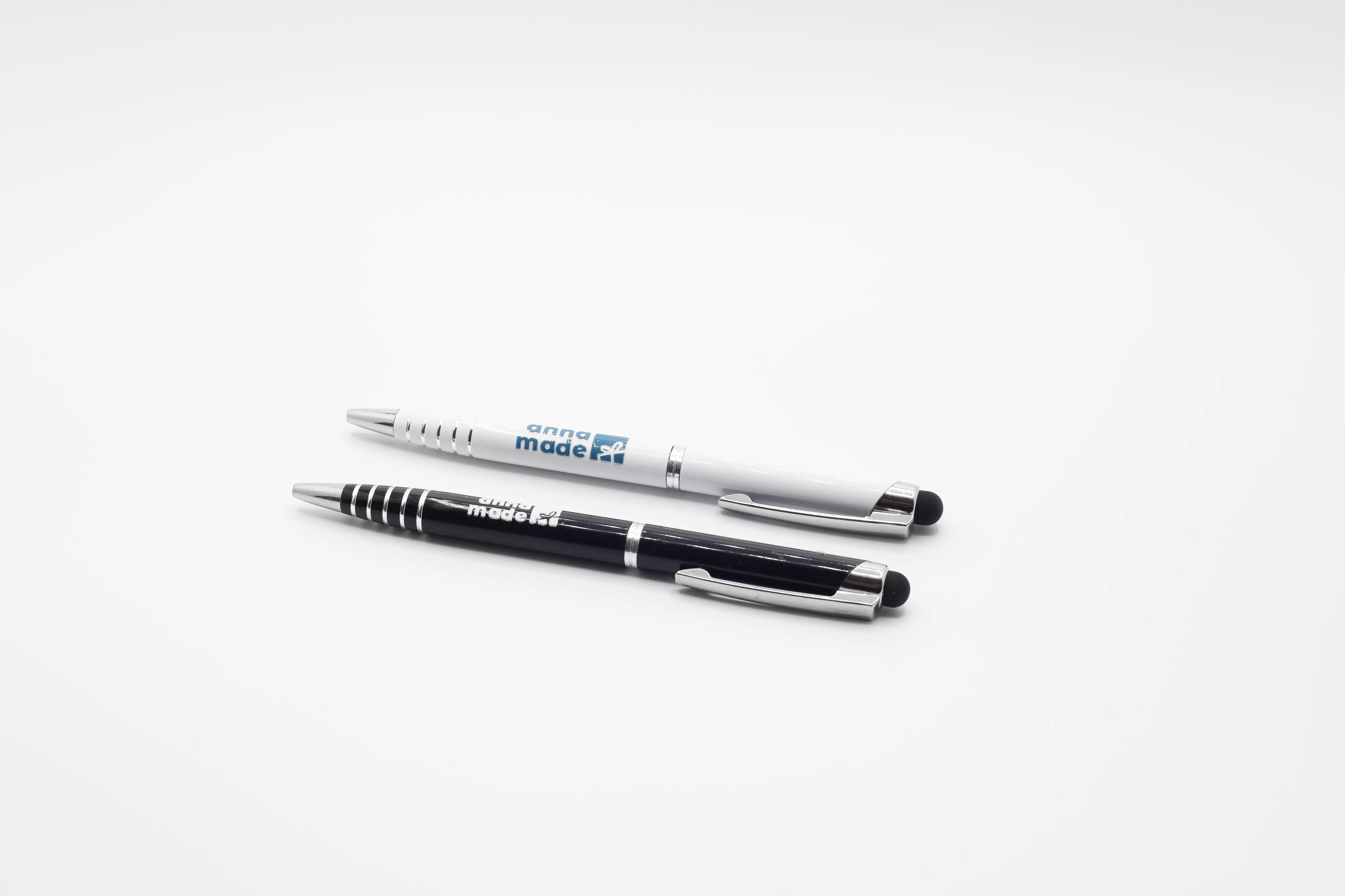 Drehkugelschreiber mit Stylus inkl. Logo-Druck