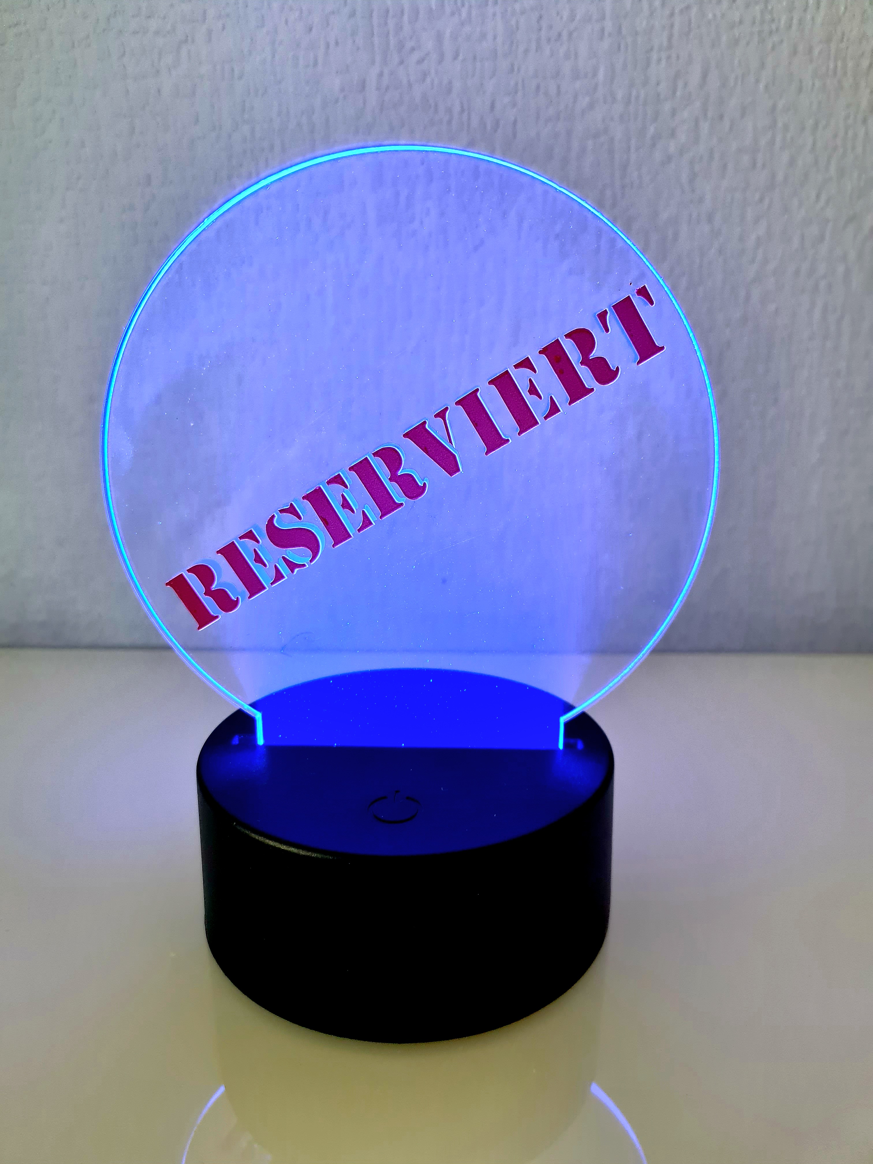 Fotodruck auf LED-Sockel mit ACRYL-Platten